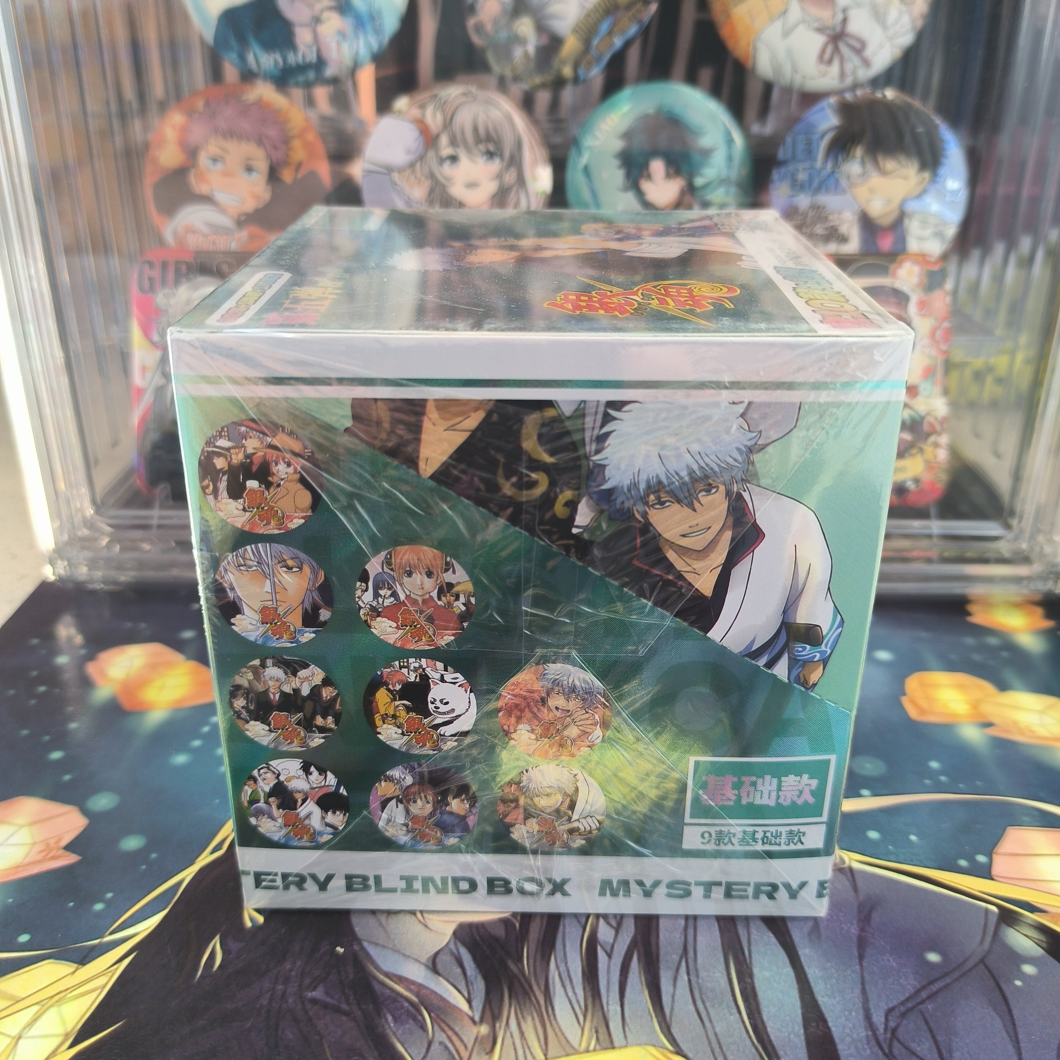 银魂盲盒幻彩吧唧75mm双闪徽章盲袋谷子动漫周边礼物痛包学生挂饰,淘宝优惠券,粉丝福利购,淘宝优惠卷