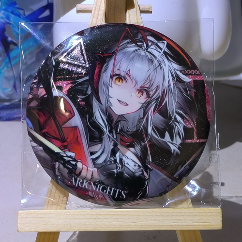 明日方舟盲盒吧唧75mm双闪游戏周边维什戴尔笃笃马逻各斯盲盒徽章 - 图3