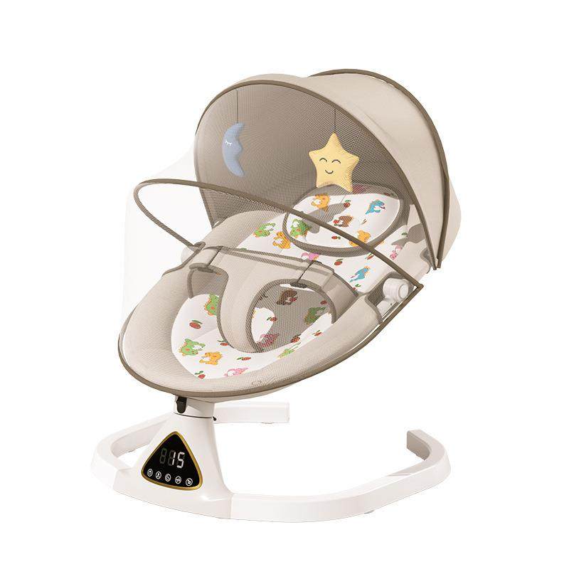 哄娃婴躺儿摇摇椅宝宝睡椅哄新电生Ew3d4pmh儿摇摇床动摇篮安抚椅,淘宝优惠券,粉丝福利购,淘宝优惠卷