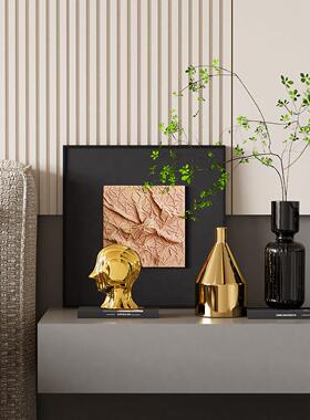 意式现代卧室床头柜摆件客厅玄关酒店样板房设计师软装桌面装饰品