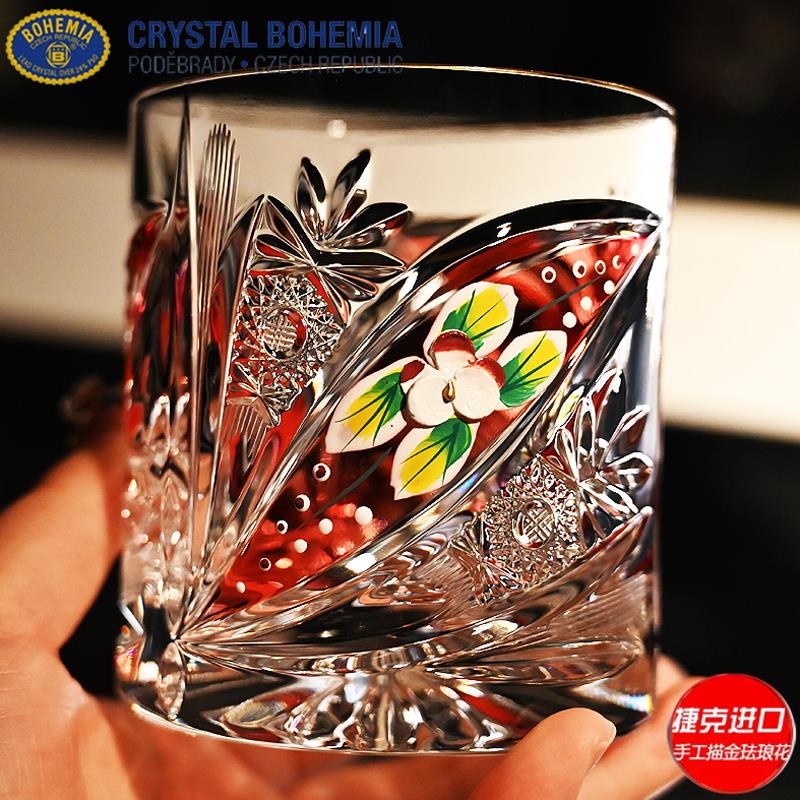 捷克进口BOHEMIA水晶玻璃XO威士忌杯烈酒洋酒杯果汁杯水杯子套装 - 图3