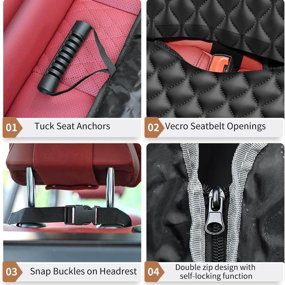 狗cwd全包座椅套适用于汽车后拉带链套设计狗狗座椅保护网狗眼窗,淘宝优惠券,粉丝福利购,淘宝优惠卷