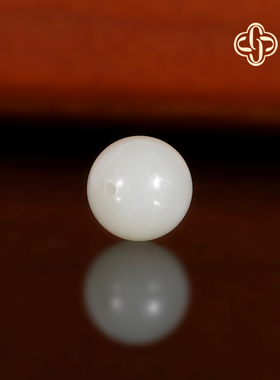 建廷新疆且末料和田玉散珠 12mm 云端毕业级传承羊脂白玉单珠配珠