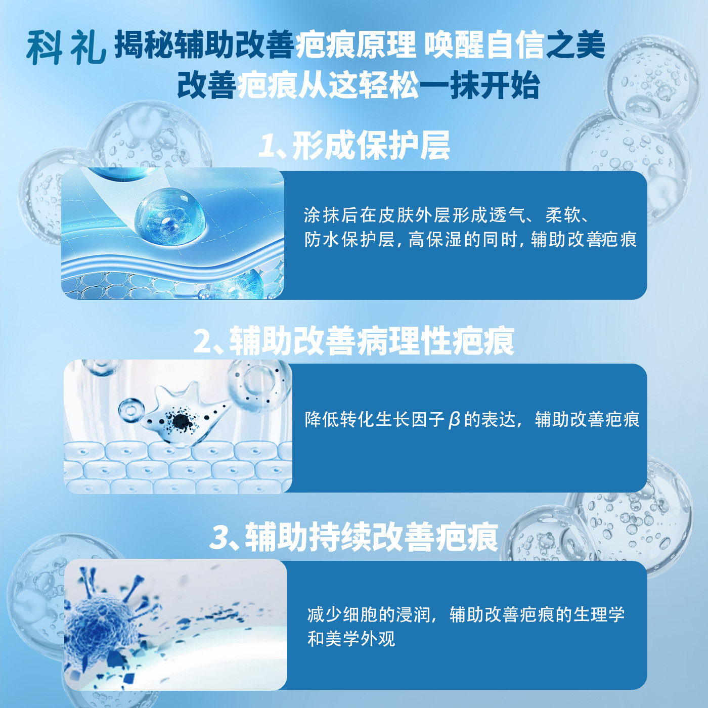 中科天泽科礼剖腹产硅酮凝胶祛疤膏