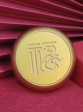 黄铜包子蒸蒸日上包赚包赢小福包办公家居桌面招财装饰摆件工艺品