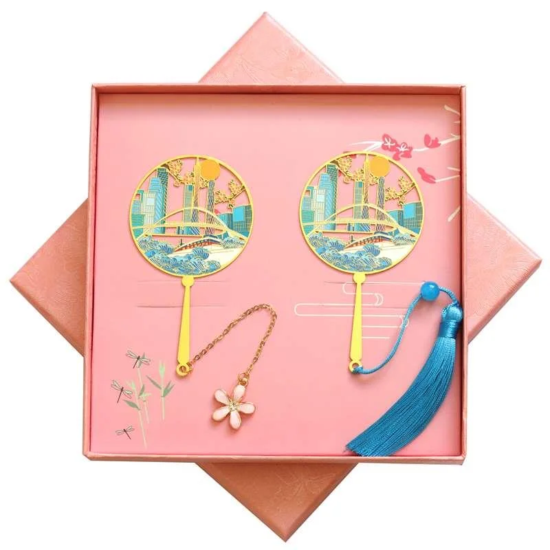 广州特色文创小蛮腰书签世界之窗旅纪念品游学生伴读小礼品可新品