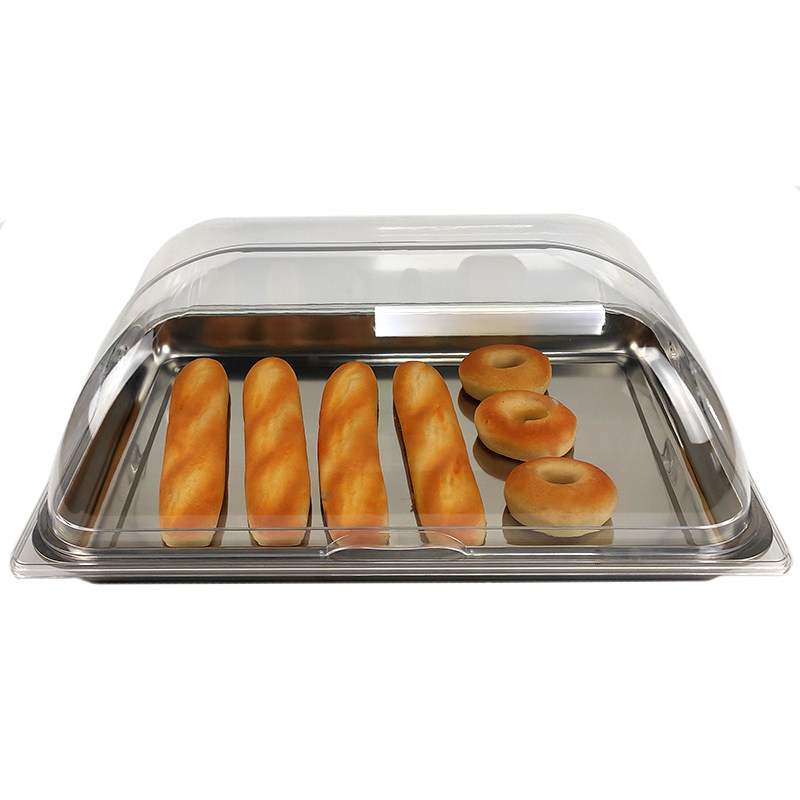 托盘带盖不锈钢卤菜凉菜商用烤盘长方形G塑料食品透明盖防尘罩604,淘宝优惠券,粉丝福利购,淘宝优惠卷