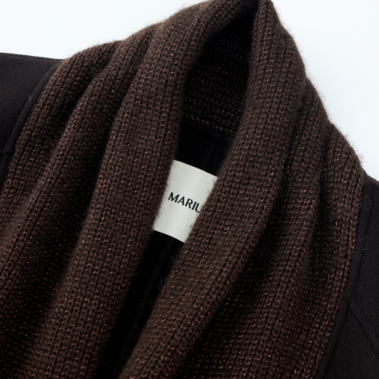 MARIUS"秋山牧歌"针梭相拼解构褶皱青果领慵懒廓形感大衣,淘宝优惠券,粉丝福利购,淘宝优惠卷