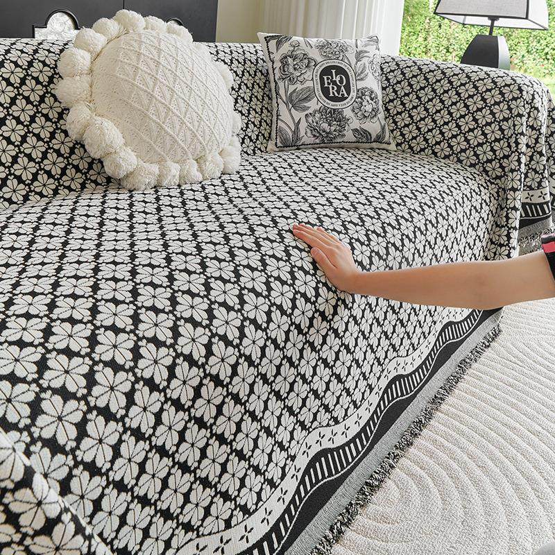 2025新款沙发盖巾四季通用高幸运心沙级感片一式租户发毯子全包布,淘宝优惠券,粉丝福利购,淘宝优惠卷