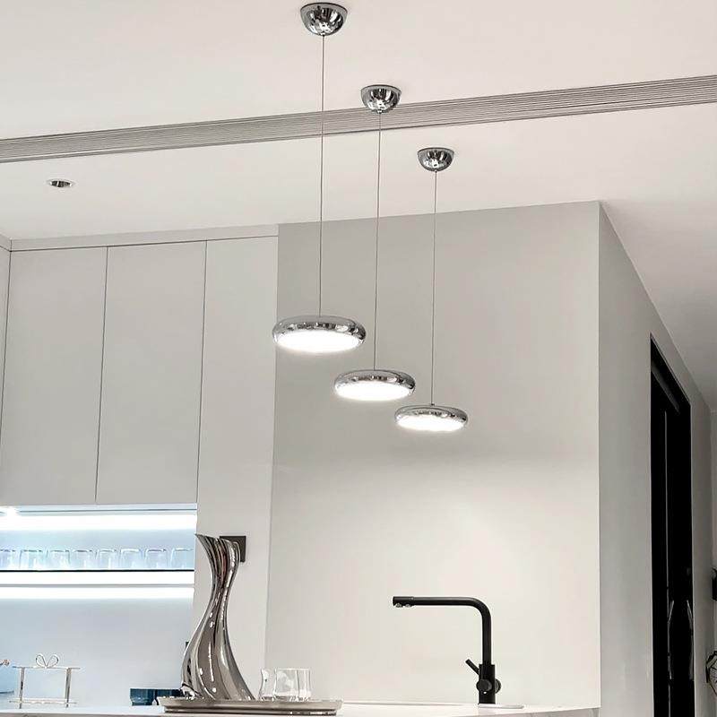 餐厅普瑞全光谱护眼极简三头吊灯吧台岛台现代简约高级餐桌灯,淘宝优惠券,粉丝福利购,淘宝优惠卷