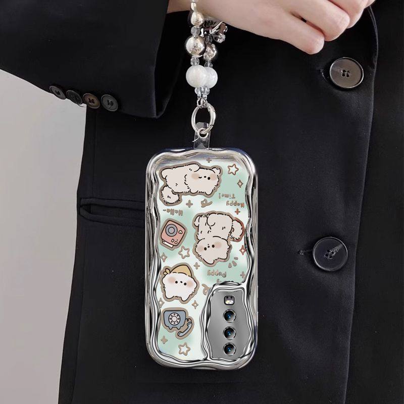 华为p30手机壳小白狗p30pro硅胶防摔可爱女网红电镀手链全包新款,淘宝优惠券,粉丝福利购,淘宝优惠卷