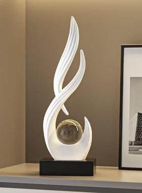 风生水起招财客厅入户玄关桌面摆件轻奢高档酒柜电视柜办公室装饰