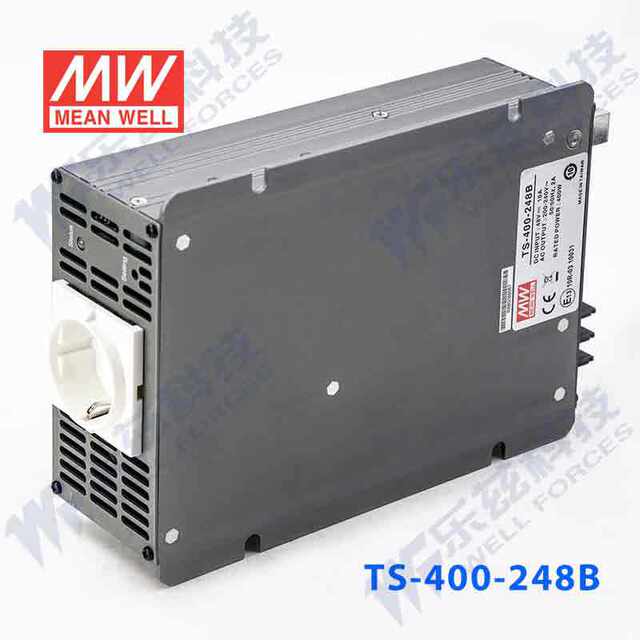 MEAN WELL sine wave inverter TS-400-248B 400W 48V to 230V weight 1.9