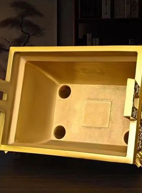 财富宝鼎聚宝盆摆件人气黄铜鼎盛千秋乔迁开业礼品客厅办公室装饰