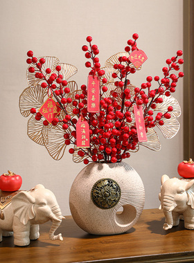 乔迁之喜新居礼品布置搬家礼物新房子装饰品电视柜客厅发财果摆件