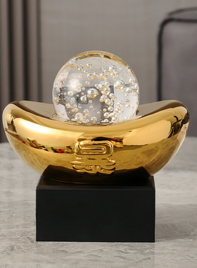 招财进宝摆件开业礼物乔迁新居礼品寓意好的家居玄关电视柜装饰品