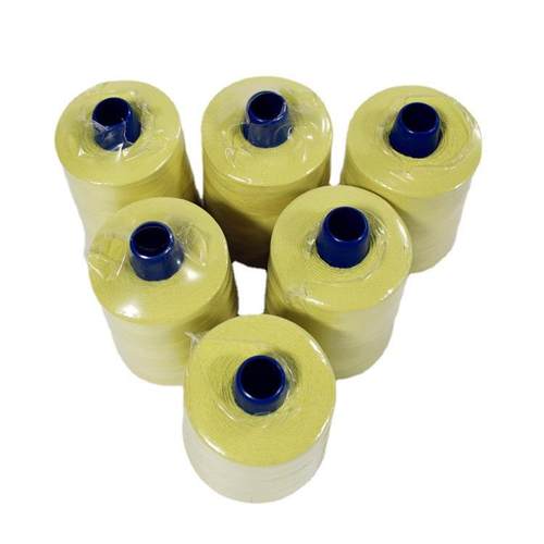 索维特杜邦凯夫拉纤维黄色短纤纺织 芳纶缝纫线 - 图0