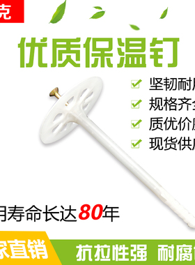 外墙保温钉岩棉挤塑泡沫聚苯板膨胀管塑料固定锚固钉分体钉