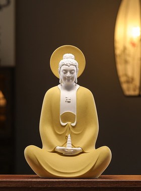 速发陶瓷西势三圣观世音菩萨佛摆像件阿弥陀佛大方至菩萨像工艺品