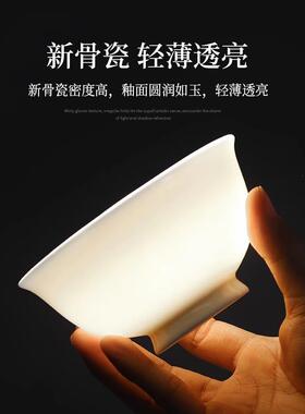 碗碟套装家用2024新款纯白盘子釉下彩陶瓷餐具骨瓷饭碗高级感碗盘