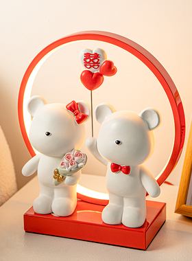 结婚礼物送新人高档闺蜜订婚新婚礼品送新娘婚房桌面摆件家居饰品