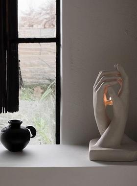 《交错之力》手工创意烛台摆件家居客厅卧室香薰中古艺术小众香氛