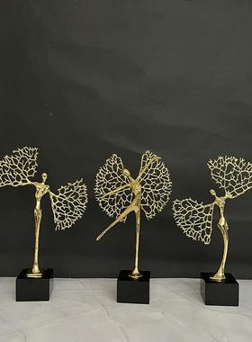 家居饰品艺术玄关轻奢高档高级感客厅酒柜办公室创意样品间摆设