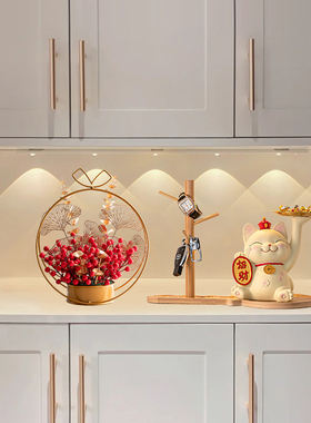 速发招财猫乔迁之喜布置收饰新新礼用品搬家仪式居房摆件玄关装纳