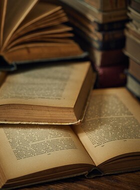 速发复家外文旧书饰手书书房咖啡馆古居二品摆件摄影道具拍照背景