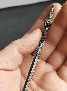 原创时尚堕龙剑游龙剑异色版七剑下天山国潮文玩原摆件配饰