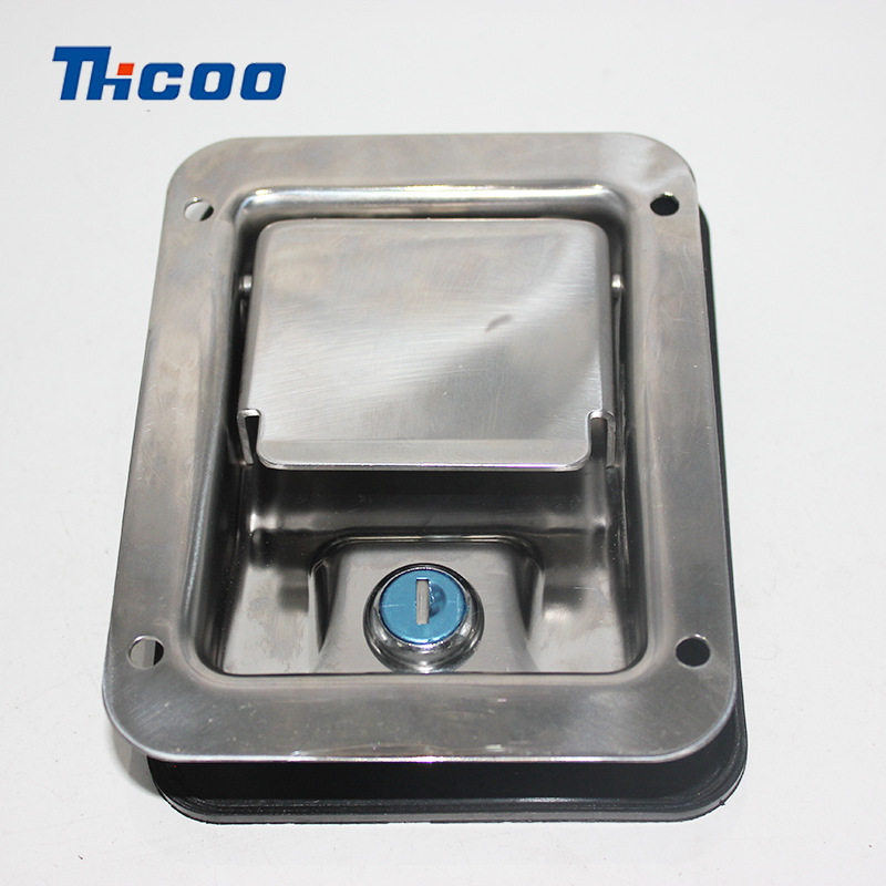 斯科A7831不锈钢面板锁现代简约货车工程机械车门锁拖车挂锁MS866 - 图1