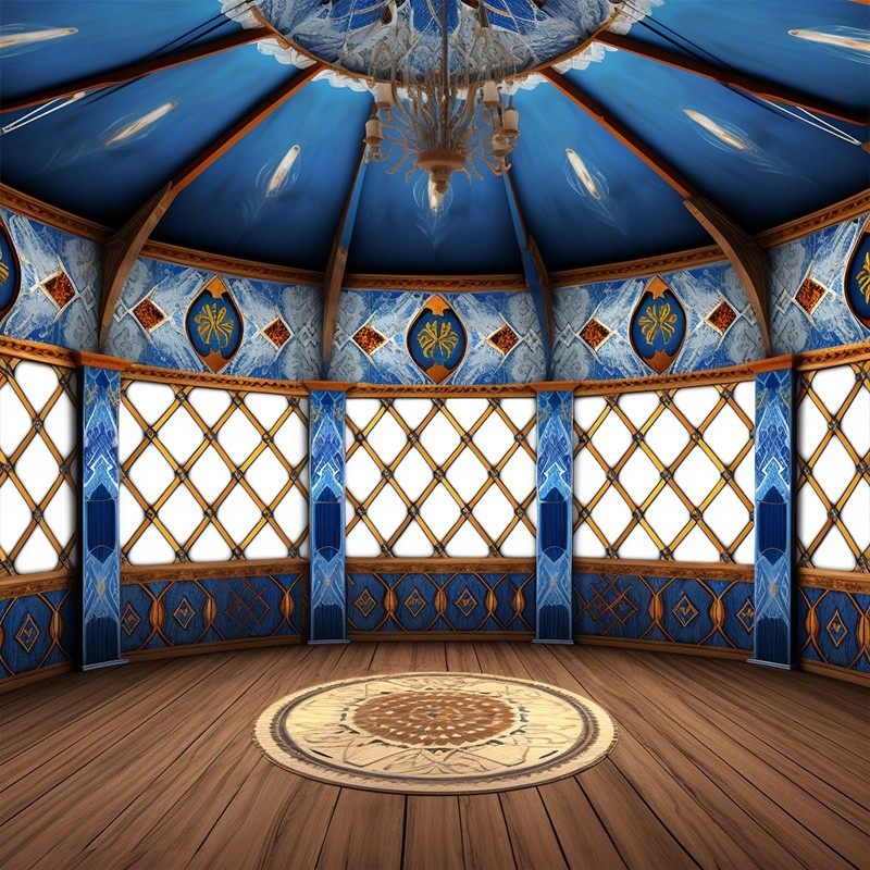 直播背景蒙古包定制清晰蒙古木格3D壁画内成吉民族草原背景墙壁布,淘宝优惠券,粉丝福利购,淘宝优惠卷