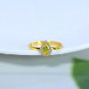 S925 silver inlaid Hetian jade jasper ring 11205