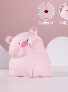 猪囡囡大号存钱罐桌面客厅家居装饰小摆件儿童生日礼物树脂工艺品