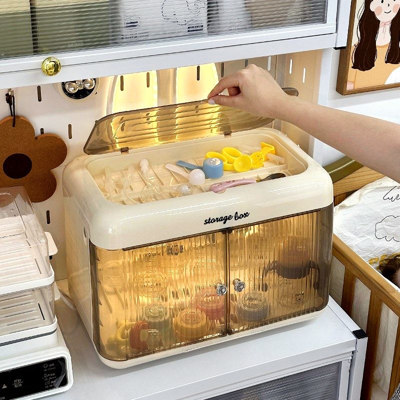 快速发货宝宝奶瓶收纳盒r婴儿用品餐具储存箱辅食工具收纳柜碗碟,淘宝优惠券,粉丝福利购,淘宝优惠卷