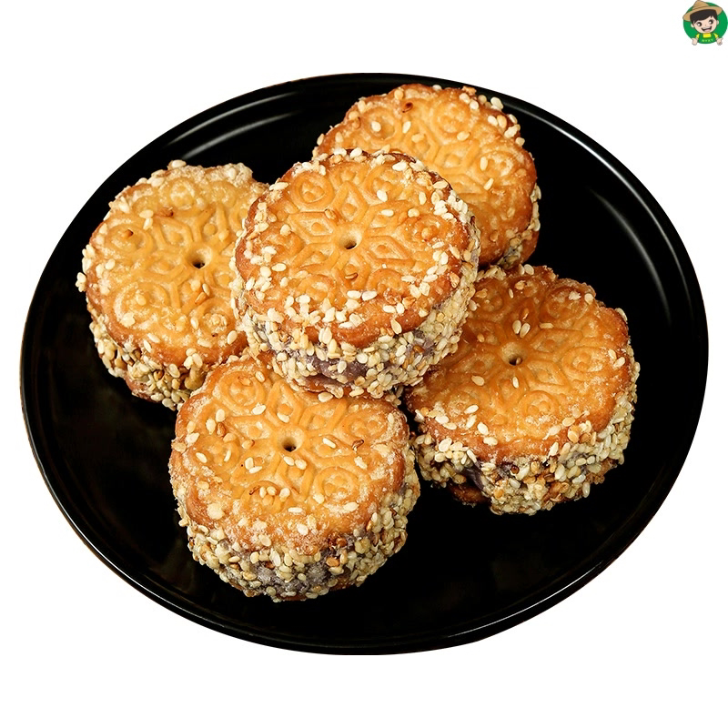 福建芝麻香芋饼闽南特产泉州芋头饼芋泥夹心饼干手工老式传统糕点