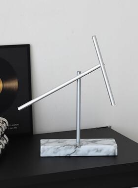 钢铁侠永动机摆件混沌摆牛顿不停旋转轻奢高端客厅电视柜软装装饰