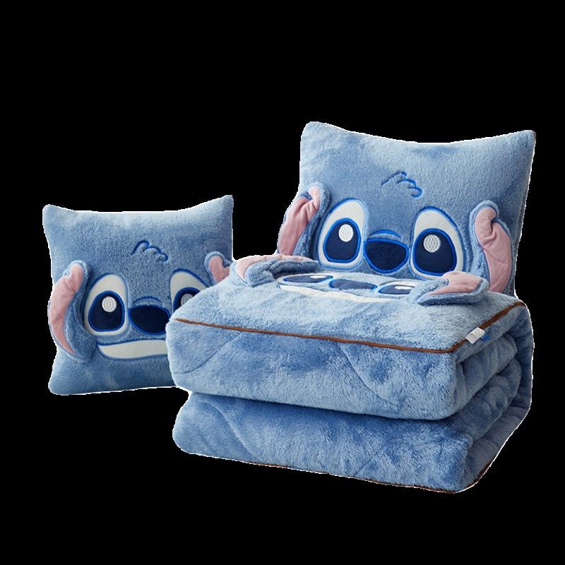 草莓熊秋冬抱枕被子两p用枕头冬天加厚汽车午睡毯子折叠靠枕二合,淘宝优惠券,粉丝福利购,淘宝优惠卷