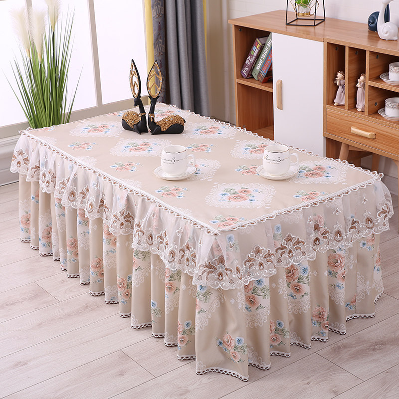 新款茶几罩套裙式烤火桌套全包长方E形电炉罩餐桌罩电视柜罩桌布,淘宝优惠券,粉丝福利购,淘宝优惠卷