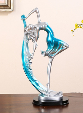 欧式跳舞女孩摆件优雅舞女人物摆设时尚生日礼物家居饰品工艺礼品