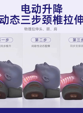 德国记忆棉恒温热敷按摩护颈枕