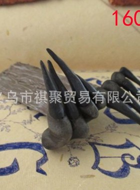 万圣节恐b怖恶魔之手书签魔鬼爪子树脂工艺品桌面装饰摆件礼物