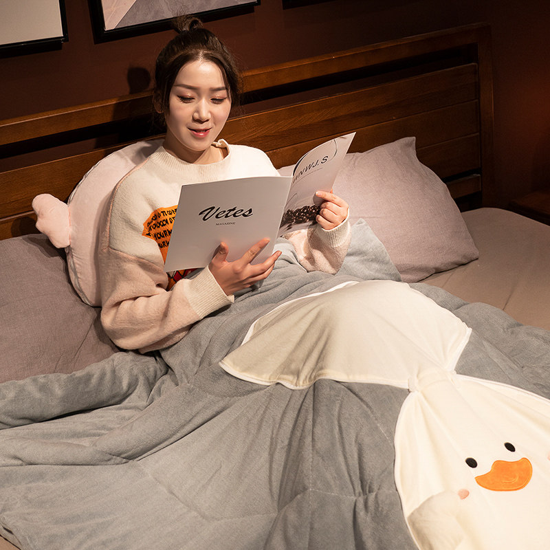 抱枕被子两用女生睡觉办公室午睡小枕头毯子二合一汽车内折叠靠枕,淘宝优惠券,粉丝福利购,淘宝优惠卷