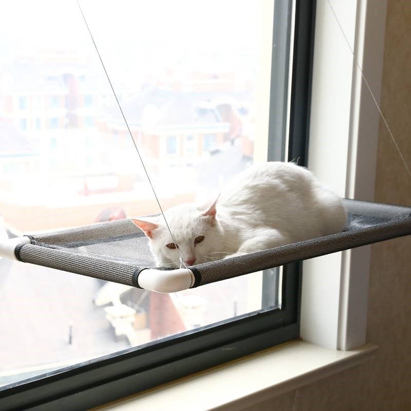 猫吊床挂窝吸盘式猫窝四季通用猫咪吊床窝窗台秋千小宠物猫咪2020 - 图3