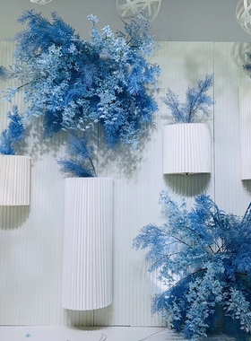 婚庆道具折叠甜品台摆件罗马柱路引新款变形折柱婚礼橱窗折纸装饰