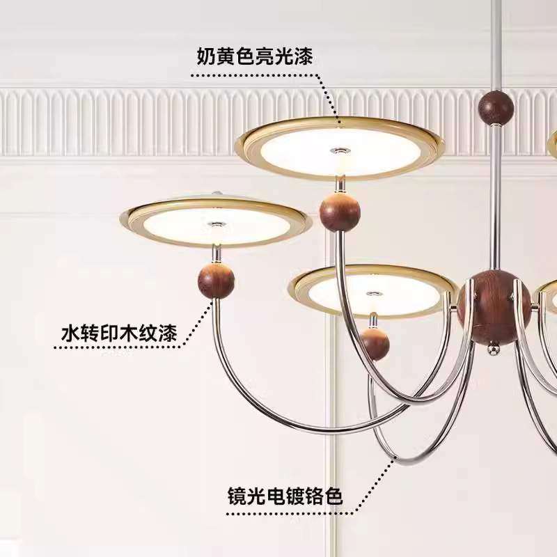 法式中古客厅吊灯2025新款复古南洋风客厅灯飞碟灯奶油风大厅主灯,淘宝优惠券,粉丝福利购,淘宝优惠卷