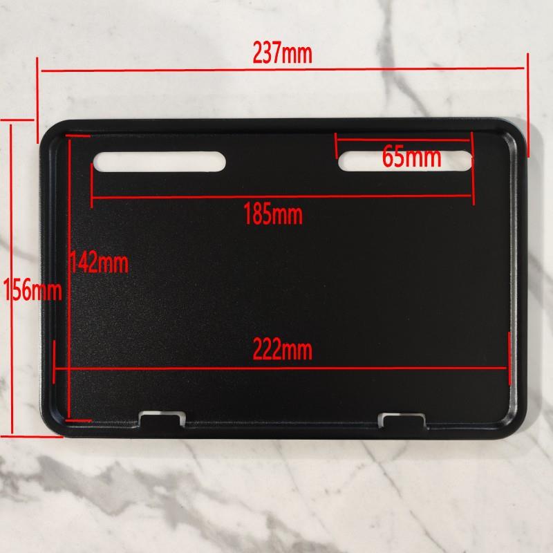 江西广西新国标电动车牌架摩托车牌照保护套14*22号牌防折框定作 - 图1