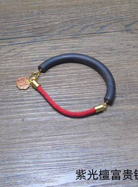 绿檀木手链民族风学生文玩设计手串链潮流饰品国风手工潮流国风