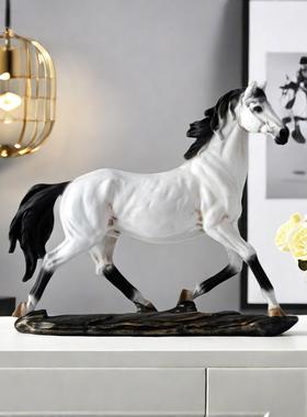 马到成功摆件创意家居客厅中式马房间装饰品桌面新居工艺品礼品