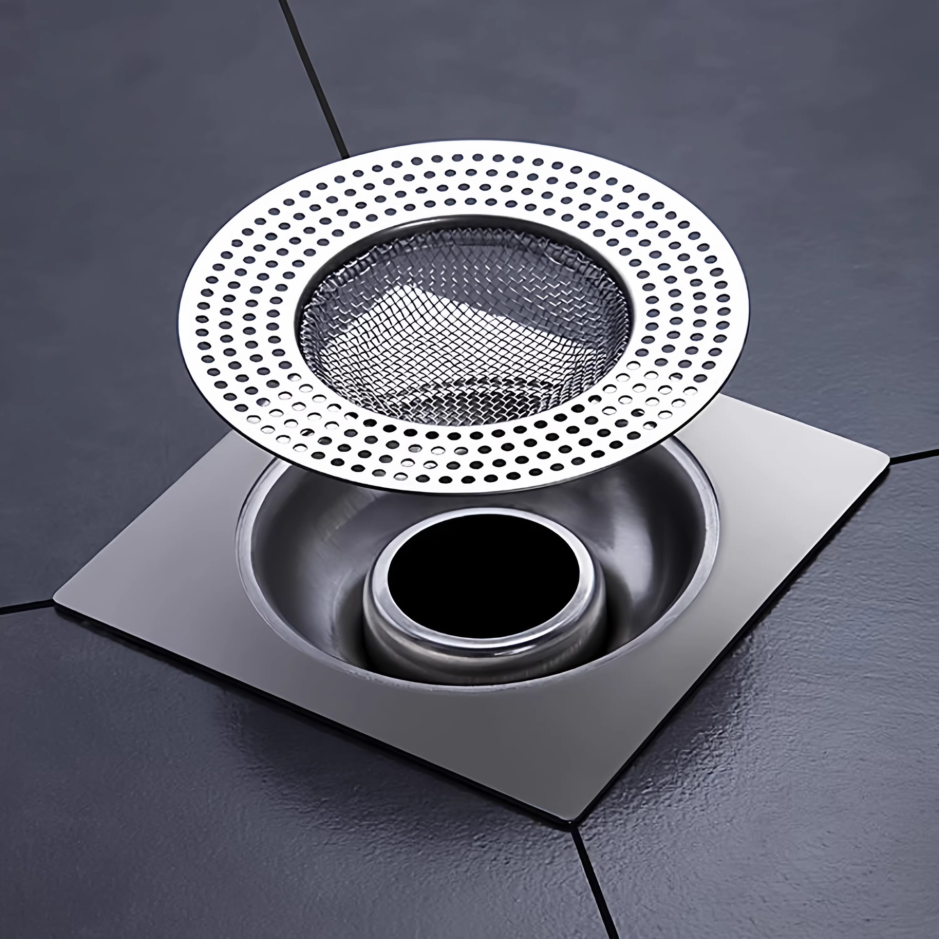 卫生间浴室头发垃圾下水道水槽地漏不锈铁过滤网防虫防堵盖塞神器